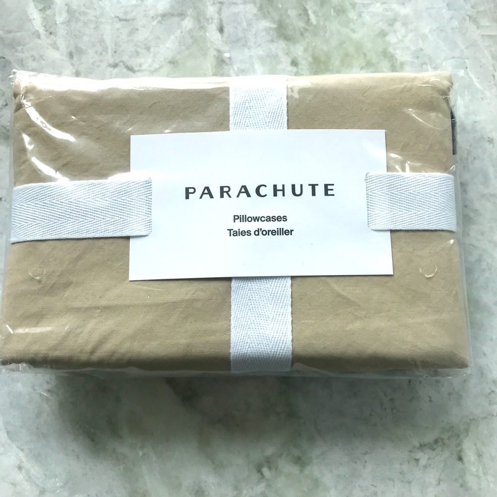 Parachute Standard Pillowcase Set, Latte